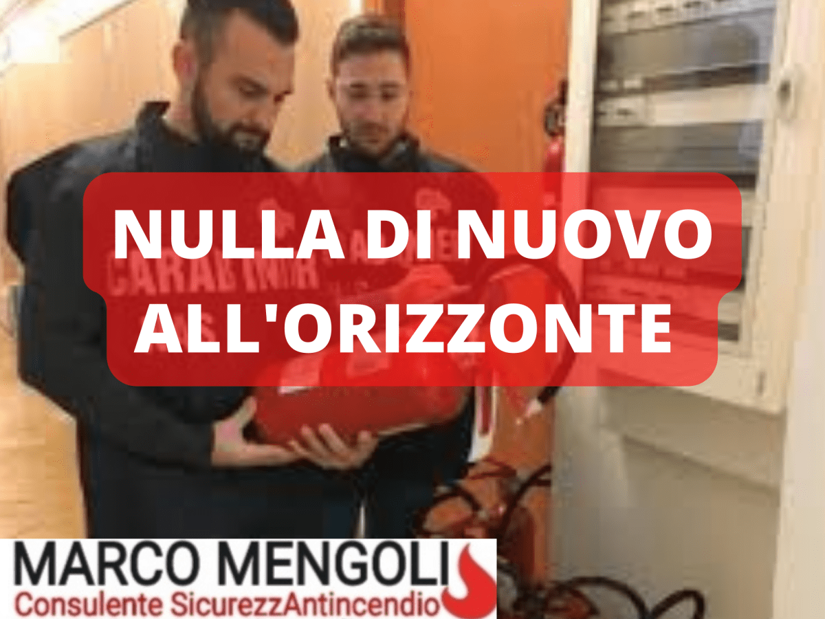 NULLA DI NUOVO ALL’ORIZZONTE