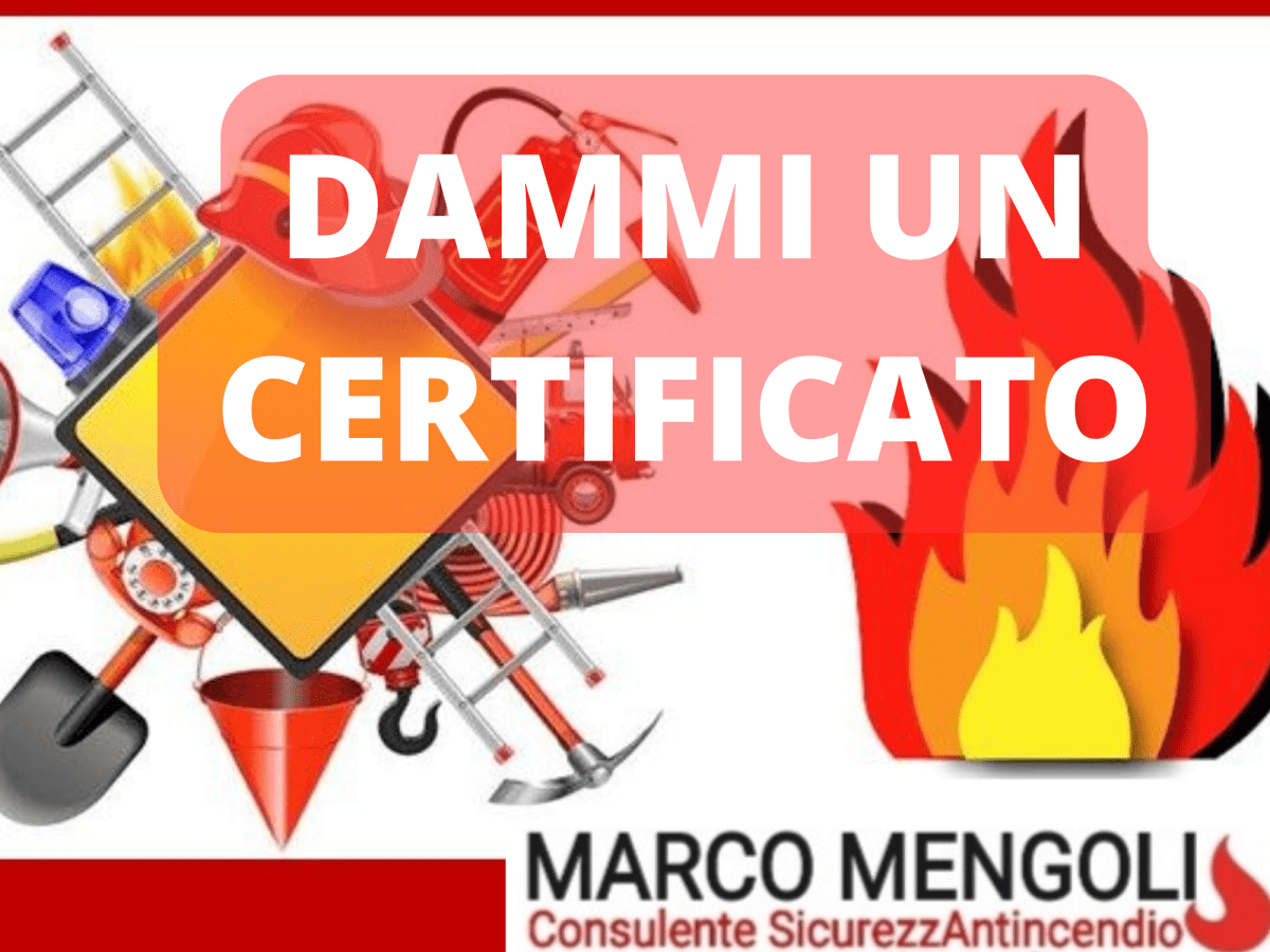 DAMMI UN CERTIFICATO…